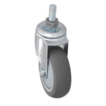 3in PVC Stem Casters for Shelves - Durable Wearproof Strong Bearing