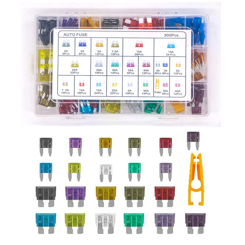 300 Pieces/Kit Car Fuse Short-circuit Protection Transparent Case-image-OPC-PMRSY5T-NEW