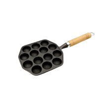 Takoyaki Grill Pan 12 Cavities Barbecue Plate Wear-Resistant Cooking