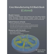 Creo Manufacturing 9.0 Black Book Colored by Matt Weber Hardcover Book