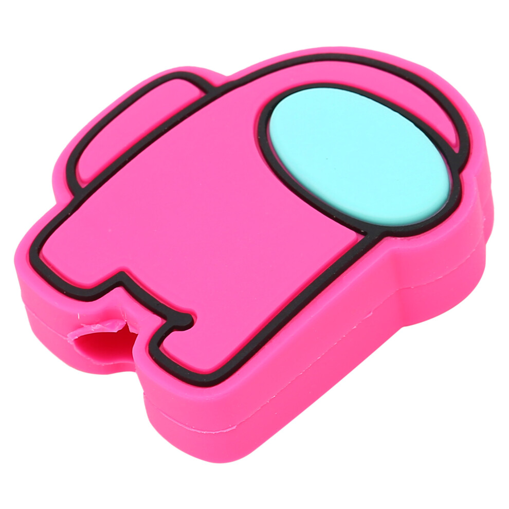Cute Red Pvc Data Line Protector Sleeve For Smartphone Usb Charging Cable 5001358266297