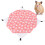 Hamac à double couche rose cartoon pour petits animaux 1