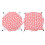 Hamac à double couche rose cartoon pour petits animaux 13