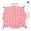 Hamac à double couche rose cartoon pour petits animaux 7