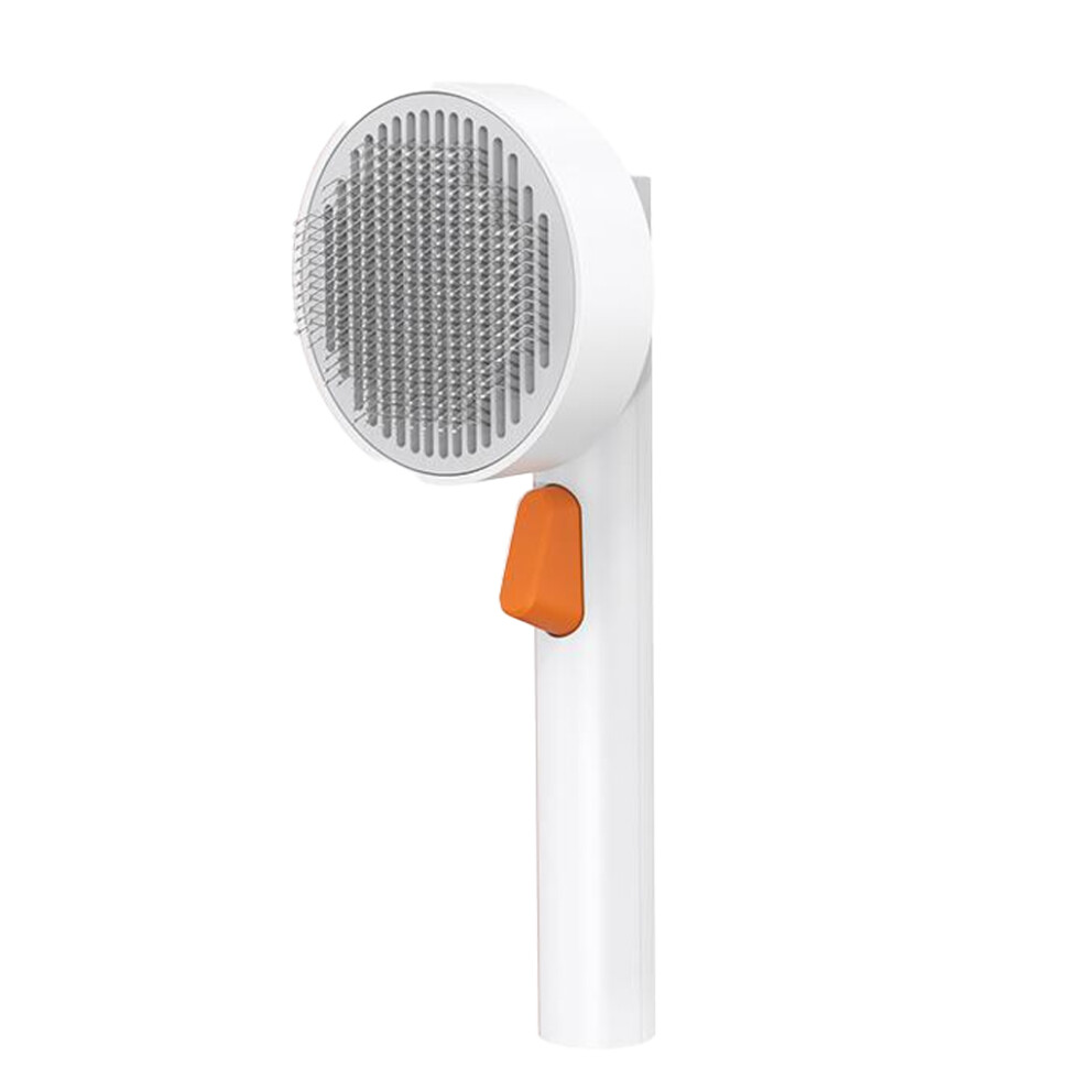 (White) Comb Pet Cleaning Dog Dematting Brush Stainless Steel Hair Remover-image-OPC-PMRT9KD-NEW