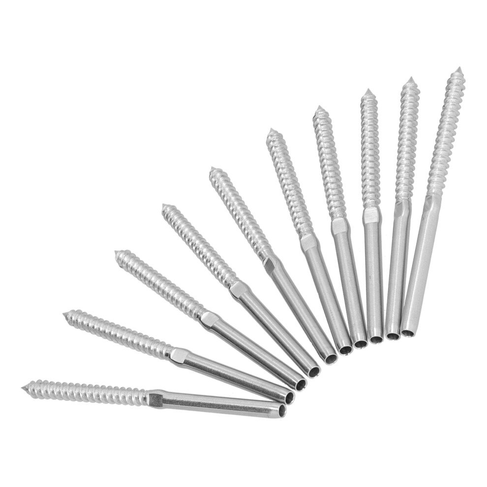 Safe & Strong T316 Stainless Steel Swage Lag Screws 10 Pack For Diy Balustrade 9311358268303