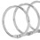 10 Stück 3-Ring-Metall-Loseblattbinder, Buchringe 15