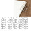 10 Stück 3-Ring-Metall-Loseblattbinder, Buchringe 12