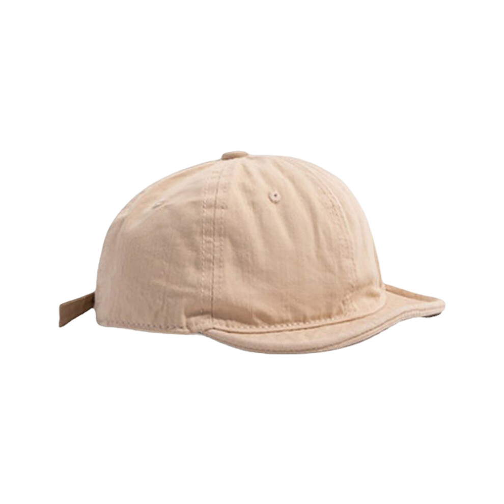 (Khaki) Retro Cotton Baseballl Cap Hat Comfortable Breathable Head Sunproof-image-OPC-PMRTCJJ-NEW