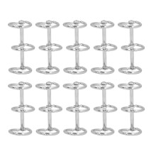 10 Stück 3-Ring-Metall-Loseblattbinder, Buchringe