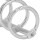 10 Stück 3-Ring-Metall-Loseblattbinder, Buchringe 13