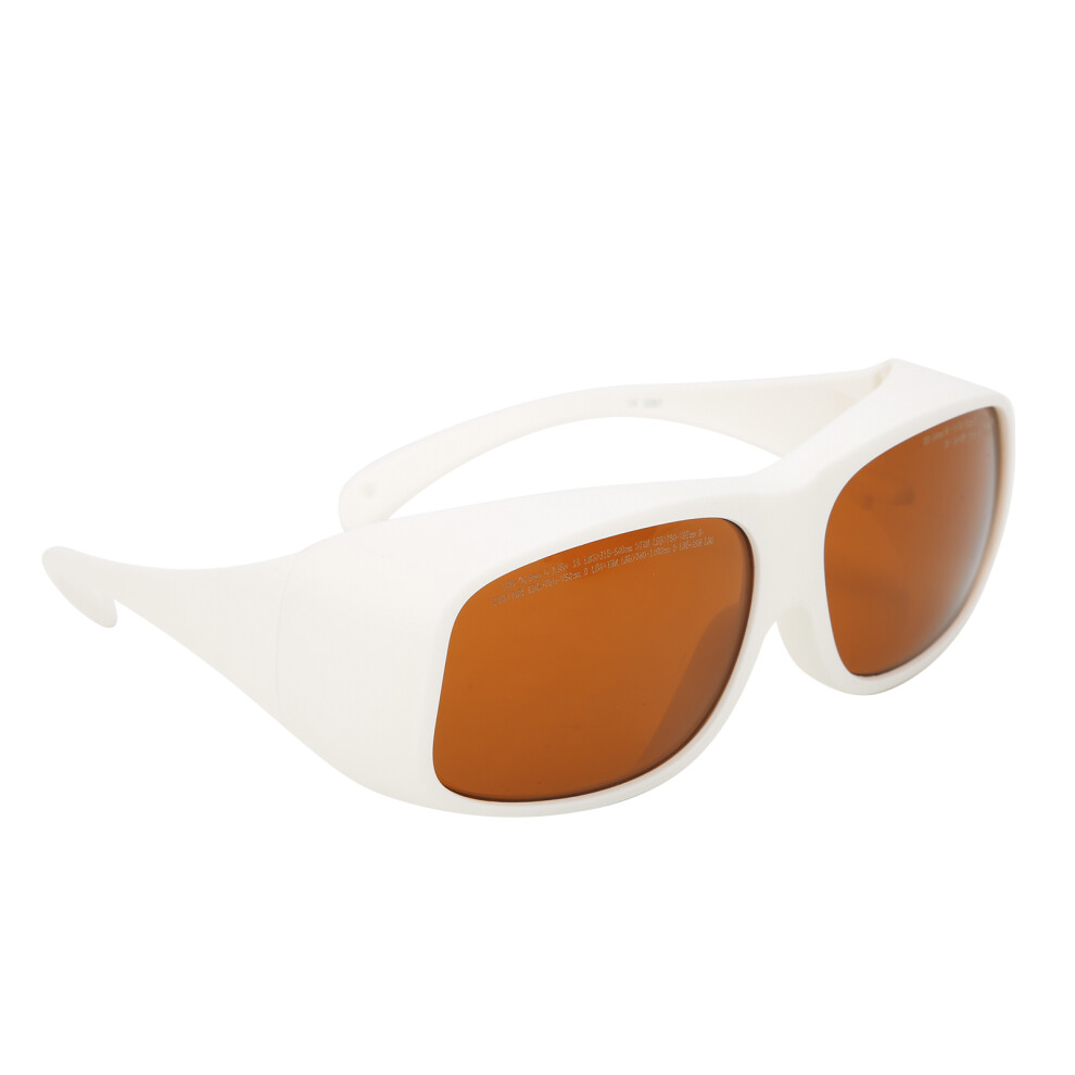 Safety Laser Glasses 532Nm 1064Nm Wavelength Protective Goggles White Wearproof 9411358268881