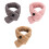 Adjustable Heated Scarf Imitation Fur Grey Washable 3 Modes 14
