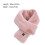 Adjustable Heated Scarf Imitation Fur Grey Washable 3 Modes 9