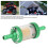 Motorrad Kraftstofffilter ABS 6 mm Grüner Benzin-Schmutzfilter 13