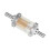 Motorrad-Kraftstofffilter 6 mm ABS Benzin-Schmutzfilter Silber 15