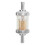 Motorrad-Kraftstofffilter 6 mm ABS Benzin-Schmutzfilter Silber 2