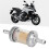 Motorrad-Kraftstofffilter 6 mm ABS Benzin-Schmutzfilter Silber 6