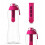 Roze Dafi waterfilterfles 0,5 liter + filter 1