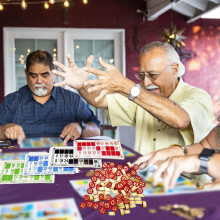 Wooden Chess & 48 Card Bingo Set | Family Interactive Game