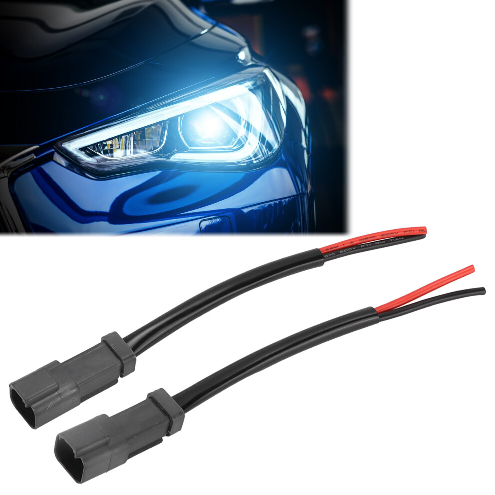 Universal 12V-24V Waterproof Car Headlight Fog Lamp Socket Harness 6931358270682