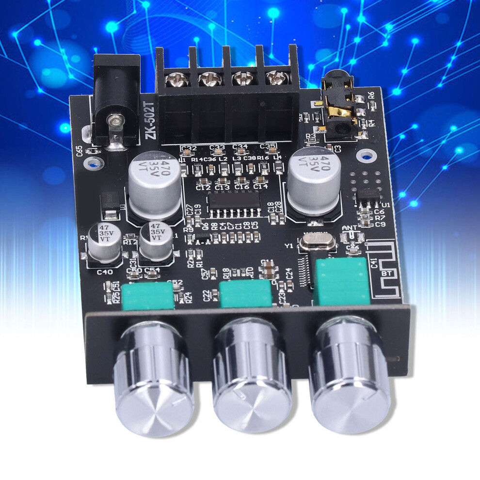 2.0 Stereo Audio Amplifier Board Module 2X50w 9-24V For Sound Projects 6941358271671