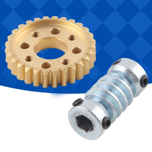 Compact 28:1 Gear Ratio Worm Speed Reducer for Heavy Load Robotics