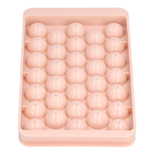 2 Stück 33-Gitter Pink ABS Eiswürfelformen 10,2 oz DIY Eisbälle Maker 2