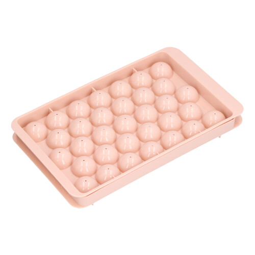 2 Stück 33-Gitter Pink ABS Eiswürfelformen 10,2 oz DIY Eisbälle Maker