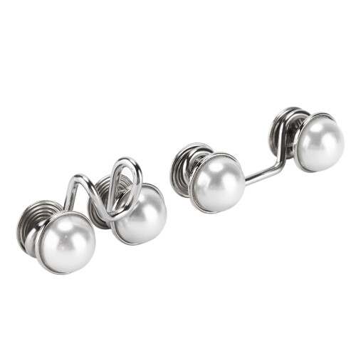 16Pcs Durable Button Pins Set – Reusable Plastic & Steel Small Pearl 2
