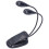 Luce da libro a LED, 4 LED, USB 5 V, nera, con clip 11