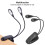 Luce da libro a LED, 4 LED, USB 5 V, nera, con clip 8