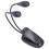 Luce da libro a LED, 4 LED, USB 5 V, nera, con clip 4