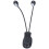 Luce da libro a LED, 4 LED, USB 5 V, nera, con clip 13