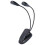 Luce da libro a LED, 4 LED, USB 5 V, nera, con clip 3