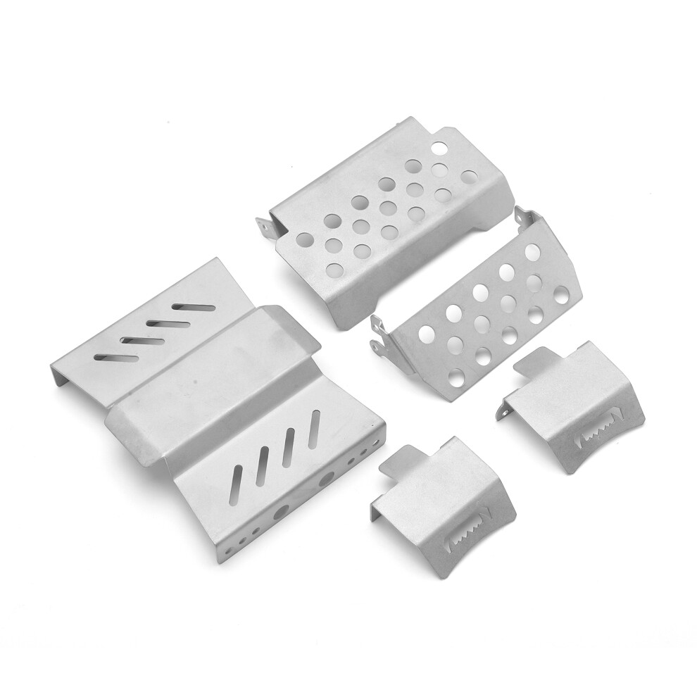 Portable Stainless Steel Rc Chassis Armors Set Corrosion & Impact Resistant 9471358275838
