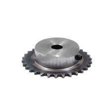 Gear Teeth Spiral Bevel Gear 30 Teeth 04C Chain Gear 45# Steel Sprocket M5 Screw Holes Bore 8mm Pitch 6.35mm