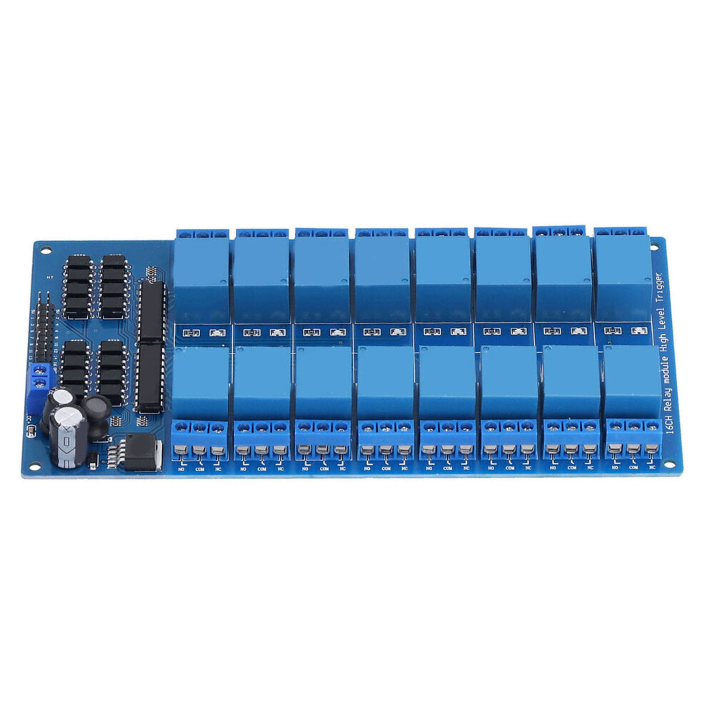 16-Channel Relay Module With Optocoupler, 250V 10A, 179X90mm 4661358277849