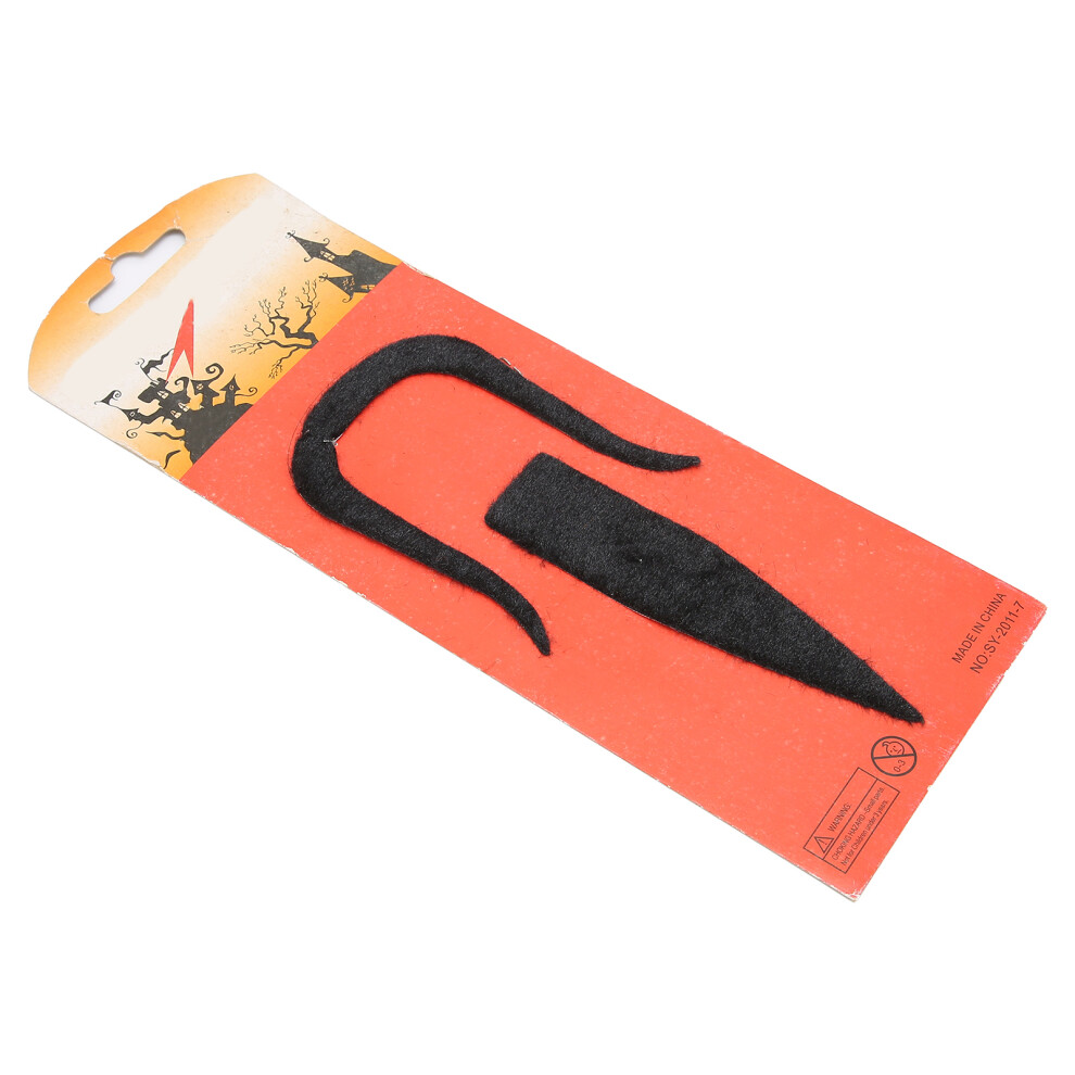 2pcs Fake Mustaches Set Flannel Cosplay Beard for Party Halloween