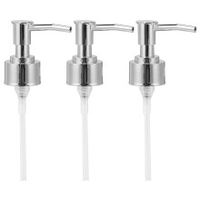 Universal Silver Shampoo & Conditioner Bottle Nozzle, ABS, 5.4x14.5cm