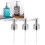 Universal Silver Shampoo & Conditioner Bottle Nozzle, ABS, 5.4x14.5cm 15