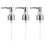 Universal Silver Shampoo & Conditioner Bottle Nozzle, ABS, 5.4x14.5cm 2