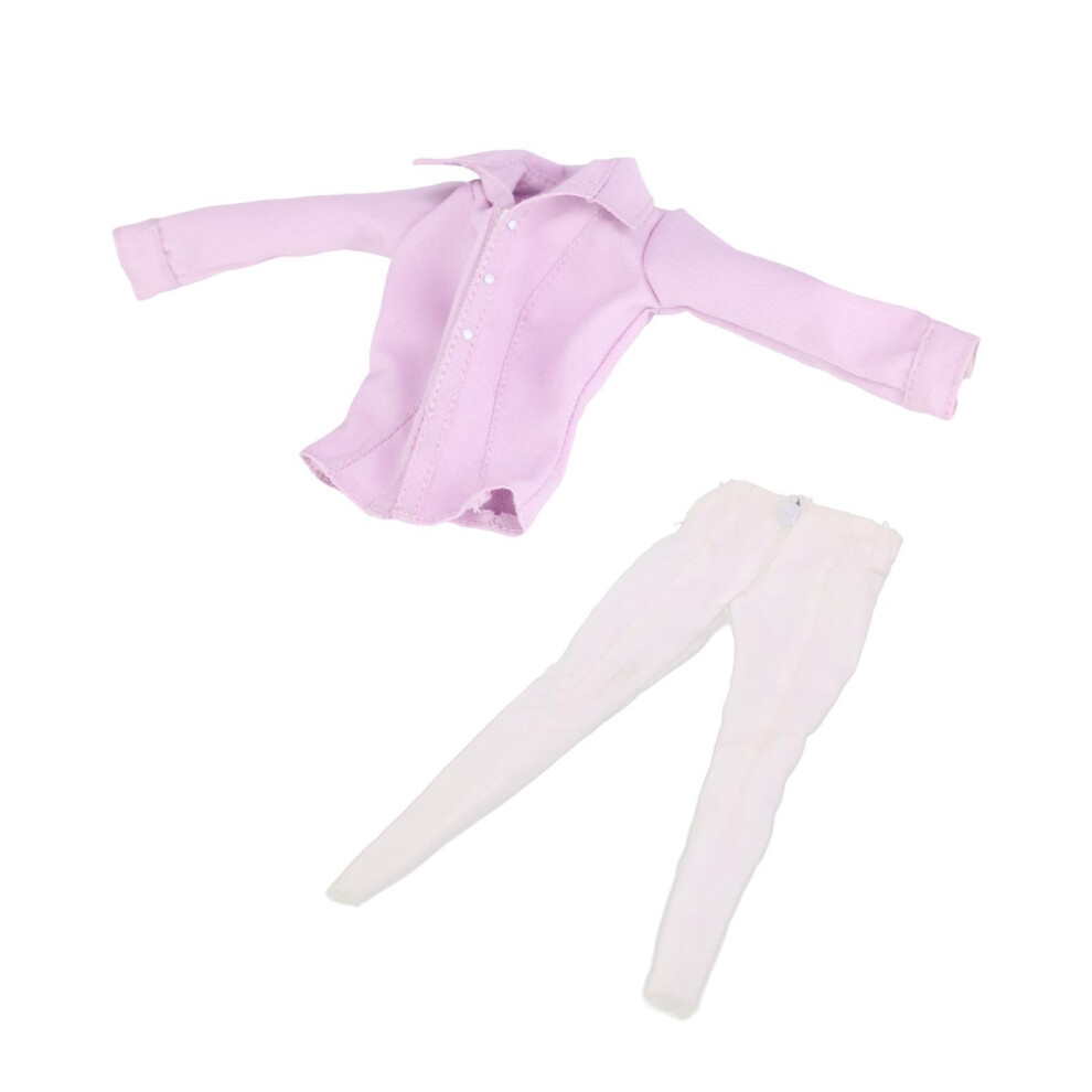 (Pink and White, 10cm) Chic 1/6 Scale Female Soldier Clothes for 12 Soldiers Figures Elastic-image-OPC-PMRTVPT-NEW