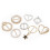 Simplistic 8Pcs Pearl TShirt Scarf Buckle Clips for Elegant Style 16