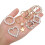 Simplistic 8Pcs Pearl TShirt Scarf Buckle Clips for Elegant Style 12