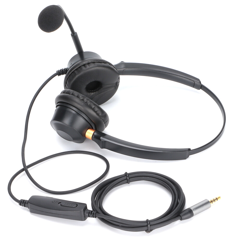 Adjustable Wideband Office Headset With Kevlar Line For 3.5Mm Devices 6921358283782