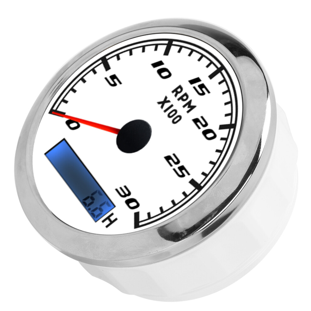 85Mm Ip67 Stainless Steel Pointer Tachometer For Car, Boat & Marine 4951358283200