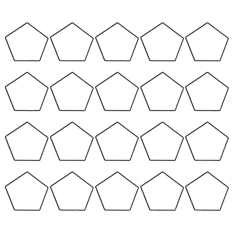 (A) Chain trellis for climbing plants, pentagonal ring, stainless steel vine support kit, garden wall decoration for Pothos vines Jikaix