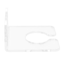 Transparenter Acryl-Badewannen-Weinglashalter mit Saugnäpfen