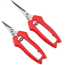 Set of 2 straight pruning shears, flower scissors, versatile garden scissors for arranging flowers, pruning plants and harvesting herbs